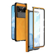 For Google Pixel Fold Napa Texture All-inclusive Phone Case(Yellow) - Google Cases by PMC TechLife | Online Shopping South Africa | PMC TechLife | Buy Now Pay Later Mobicred
