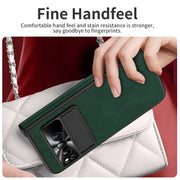 For Google Pixel Fold Napa Texture All-inclusive Phone Case(Green)