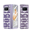 For Huawei Mate X3 Integrated Electroplating Folding Phone Case with Hinge(Purple) - Huawei Cases by PMC TechLife | Online Shopping South Africa | PMC TechLife | Buy Now Pay Later Mobicred