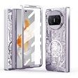 For Huawei Mate X3 Mechanical Legend Integrated Electroplating All-inclusive Phone Case(Purple) - Huawei Cases by PMC TechLife | Online Shopping South Africa | PMC TechLife | Buy Now Pay Later Mobicred