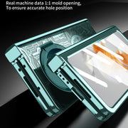 For Huawei Mate X3 Mechanical Legend Integrated Electroplating All-inclusive Phone Case(Silver)