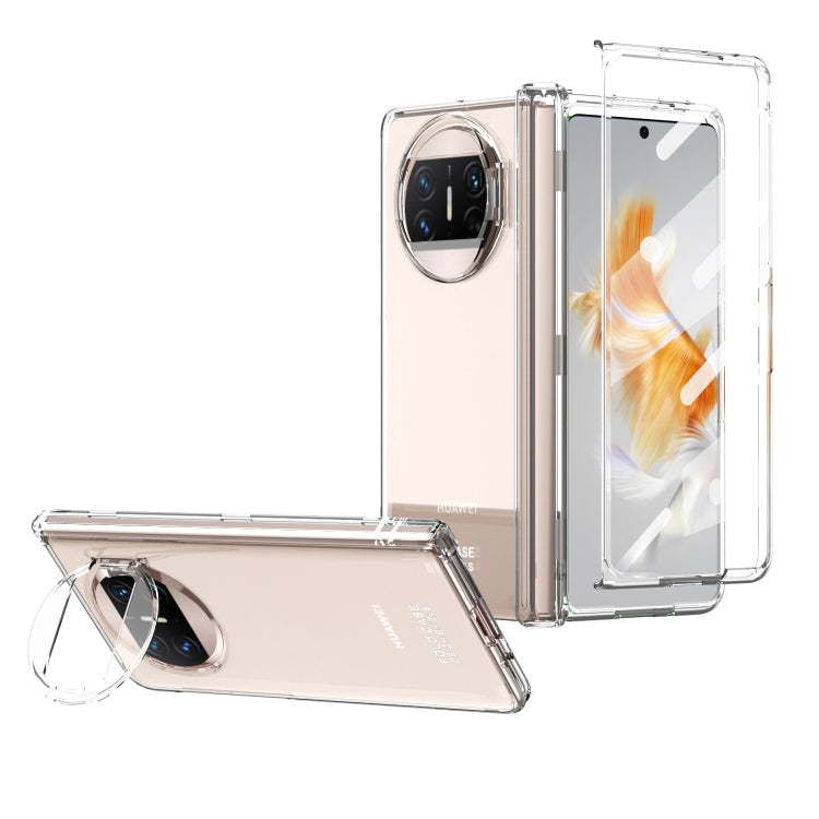 For Huawei Mate X3 Integrated Sub-plating Frame PC Phone Case(Transparent) - Huawei Cases by PMC TechLife | Online Shopping South Africa | PMC TechLife | Buy Now Pay Later Mobicred