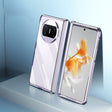 For Huawei Mate X3 Electroplating PC Folding Phone Case with Hinge(Purple) - Huawei Cases by PMC TechLife | Online Shopping South Africa | PMC TechLife | Buy Now Pay Later Mobicred