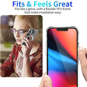 For iPhone 15 Pro MagSafe Magnetic Four Corner Airbags Phone Case(Transparent)