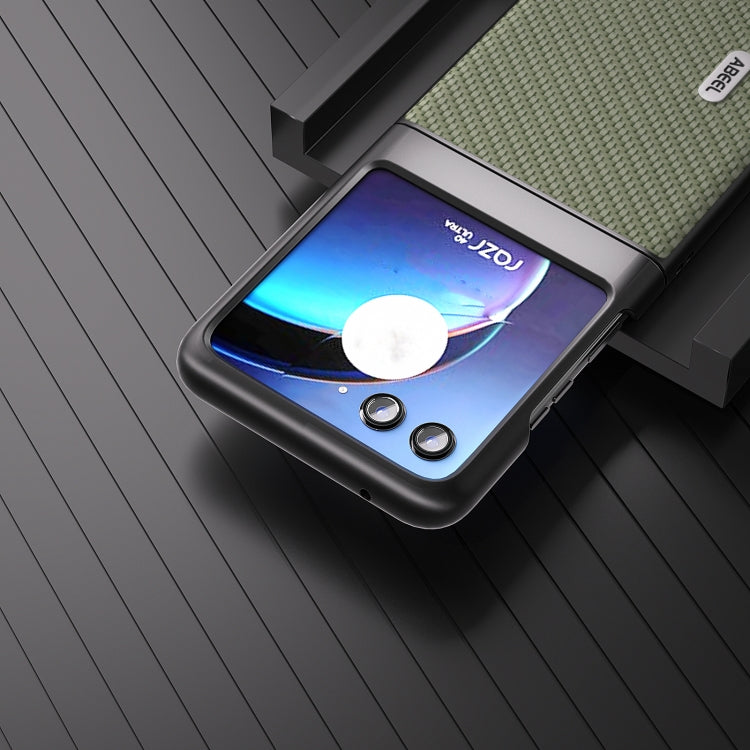 For Motorola Razr 40 Ultra ABEEL Carbon Fiber Texture Protective Phone Case(Green) - free shipping - PMC TechLife - Order now!