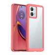 For Motorola Moto G84 Colorful Series Acrylic Hybrid TPU Phone Case(Red) - Motorola Cases by PMC TechLife | Online Shopping South Africa | PMC TechLife | Buy Now Pay Later Mobicred
