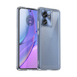For Motorola Edge 2023 US Colorful Series Acrylic Hybrid TPU Phone Case(Transparent) - Motorola Cases by PMC TechLife | Online Shopping South Africa | PMC TechLife | Buy Now Pay Later Mobicred