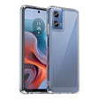 For Motorola Moto G34 Colorful Series Acrylic Hybrid TPU Phone Case(Transparent) - Motorola Cases by PMC TechLife | Online Shopping South Africa | PMC TechLife | Buy Now Pay Later Mobicred