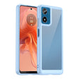 For Motorola Moto G04 Colorful Series Acrylic Hybrid TPU Phone Case(Blue) - free shipping - PMC TechLife - Order now!