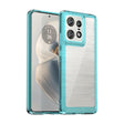 For Motorola Moto Edge 50 Pro Colorful Series Acrylic Hybrid TPU Phone Case(Transparent Blue) - free shipping - PMC TechLife - Order now!