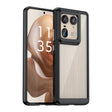 For Motorola Edge 50 Ultra Global Colorful Series Acrylic Hybrid TPU Phone Case(Black) - free shipping - PMC TechLife - Order now!