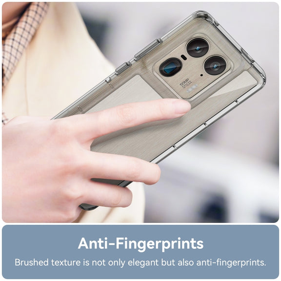 For Motorola Edge 50 Ultra Global Colorful Series Acrylic Hybrid TPU Phone Case(Transparent)