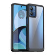 For Motorola Moto G14 Colorful Series Acrylic Hybrid TPU Phone Case(Black) - free shipping - PMC TechLife - Order now!