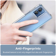 For Motorola Moto G14 Colorful Series Acrylic Hybrid TPU Phone Case(Transparent)
