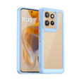 For Motorola Edge 50 Neo Colorful Series Acrylic Hybrid TPU Phone Case(Blue) - free shipping - PMC TechLife - Order now!
