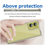 For Motorola S50 Neo Colorful Series Acrylic Hybrid TPU Phone Case(Transparent)