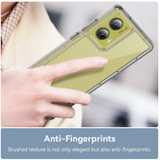 For Motorola S50 Neo Colorful Series Acrylic Hybrid TPU Phone Case(Transparent)
