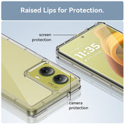For Motorola S50 Neo Colorful Series Acrylic Hybrid TPU Phone Case(Transparent)