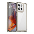 For Motorola Moto G75 5G Colorful Series Acrylic Hybrid TPU Phone Case(Transparent Grey) - free shipping - PMC TechLife - Order now!