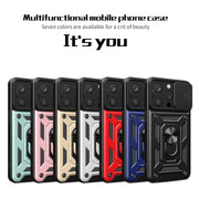 For iPhone 16 Pro Sliding Camera Cover Design TPU+PC Phone Case(Silver)