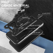 For iPhone 16e Sliding Camera Cover Design TPU+PC Phone Case(Black)