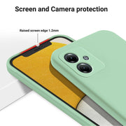 For Motorola Moto G54 Power Solid Color Liquid Silicone Dropproof Full Coverage Phone Case(Green)