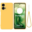 For Motorola Moto G04 / G24 Solid Color Liquid Silicone Dropproof Full Coverage Phone Case(Yellow) - free shipping - PMC TechLife - Order now!