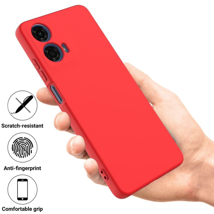 For Motorola Moto G24 Power Solid Color Liquid Silicone Dropproof Full Coverage Phone Case(Red) - free shipping - PMC TechLife - Order now!