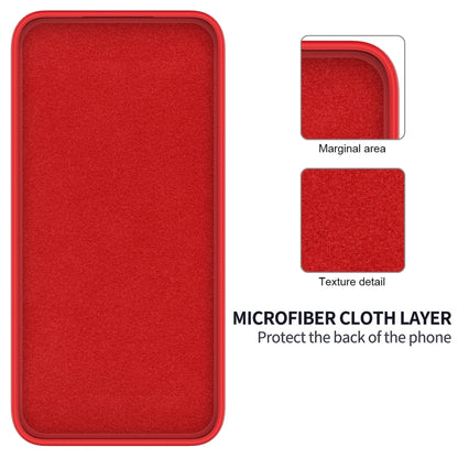 For Motorola Edge 50 Pro Solid Color Liquid Silicone Dropproof Full Coverage Phone Case(Red) - Motorola Cases by PMC Jewellery | Online Shopping South Africa | PMC Jewellery | Buy Now Pay Later Mobicred