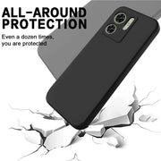 For Motorola Edge 2023 Solid Color Liquid Silicone Dropproof Full Coverage Phone Case(Black)