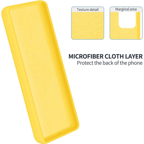 For Motorola Edge 2023 Solid Color Liquid Silicone Dropproof Full Coverage Phone Case(Yellow)