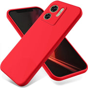 For Motorola Edge 2023 Solid Color Liquid Silicone Dropproof Full Coverage Phone Case(Red)