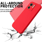 For Motorola Edge 2023 Solid Color Liquid Silicone Dropproof Full Coverage Phone Case(Red)
