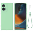 For Motorola Moto G85 Solid Color Liquid Silicone Dropproof Full Coverage Phone Case(Green) - free shipping - PMC TechLife - Order now!