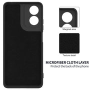For Motorola Moto E14 Solid Color Liquid Silicone Dropproof Full Coverage Phone Case(Black)