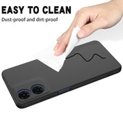 For Motorola Moto E14 Solid Color Liquid Silicone Dropproof Full Coverage Phone Case(Black)