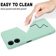 For Motorola Moto E14 Solid Color Liquid Silicone Dropproof Full Coverage Phone Case(Green)