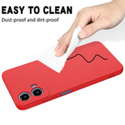 For Motorola Moto G Power 2024 Solid Color Liquid Silicone Dropproof Full Coverage Phone Case(Red)