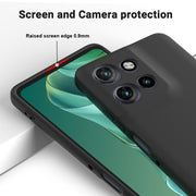 For Motorola Moto G Power 2025 Solid Color Liquid Silicone Dropproof Full Coverage Phone Case(Black)