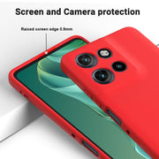 For Motorola Moto G Power 2025 Solid Color Liquid Silicone Dropproof Full Coverage Phone Case(Red)