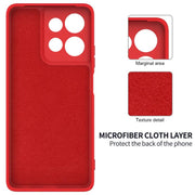 For Motorola Moto G Power 2025 Solid Color Liquid Silicone Dropproof Full Coverage Phone Case(Red)