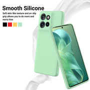 For Motorola Moto G Power 2025 Solid Color Liquid Silicone Dropproof Full Coverage Phone Case(Green)