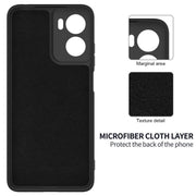 For Motorola Moto G05 / E15 Solid Color Liquid Silicone Dropproof Full Coverage Phone Case(Black)