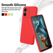 For Motorola Moto G05 / E15 Solid Color Liquid Silicone Dropproof Full Coverage Phone Case(Red)