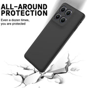 For Motorola Edge 5G 2025 Solid Color Liquid Silicone Dropproof Full Coverage Phone Case(Black)