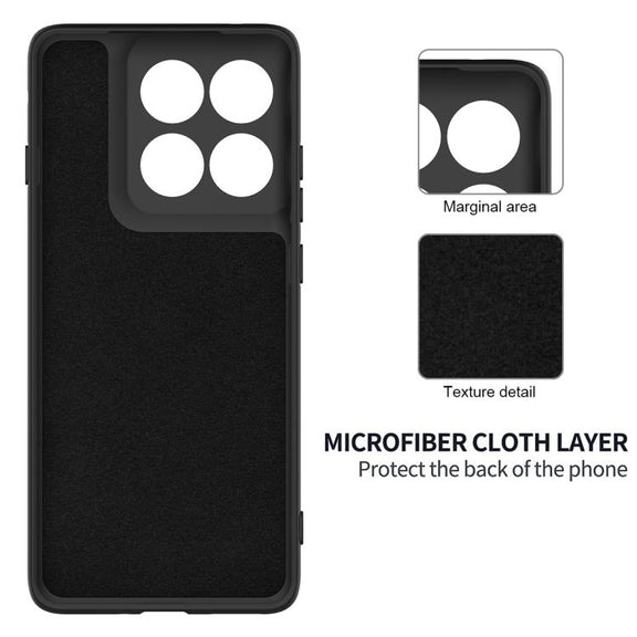 For Motorola Edge 5G 2025 Solid Color Liquid Silicone Dropproof Full Coverage Phone Case(Black)