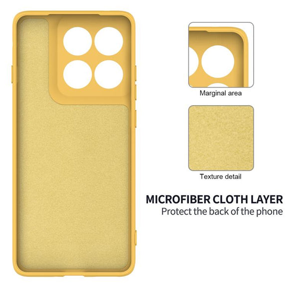 For Motorola Edge 5G 2025 Solid Color Liquid Silicone Dropproof Full Coverage Phone Case(Yellow)
