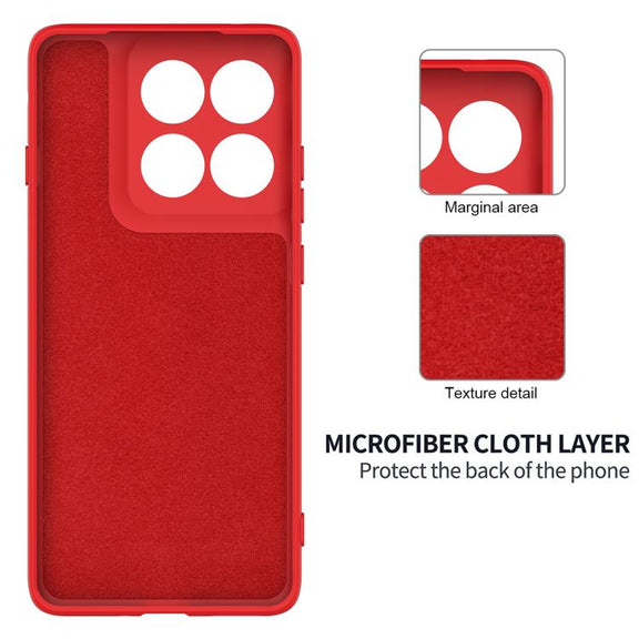 For Motorola Edge 5G 2025 Solid Color Liquid Silicone Dropproof Full Coverage Phone Case(Red)