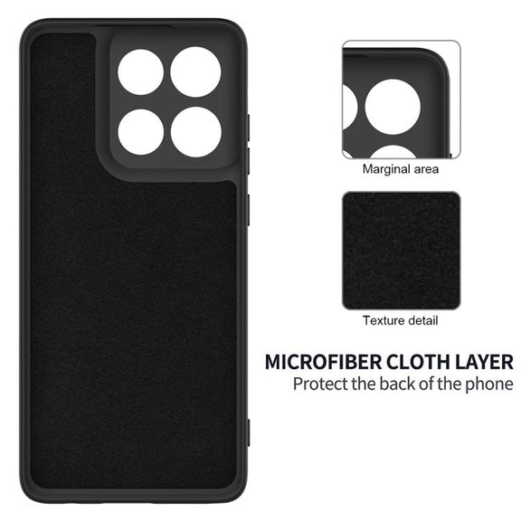 For Motorola Edge 60 Stylus Solid Color Liquid Silicone Dropproof Full Coverage Phone Case(Black)