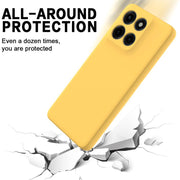 For Motorola Edge 60 Stylus Solid Color Liquid Silicone Dropproof Full Coverage Phone Case(Yellow)